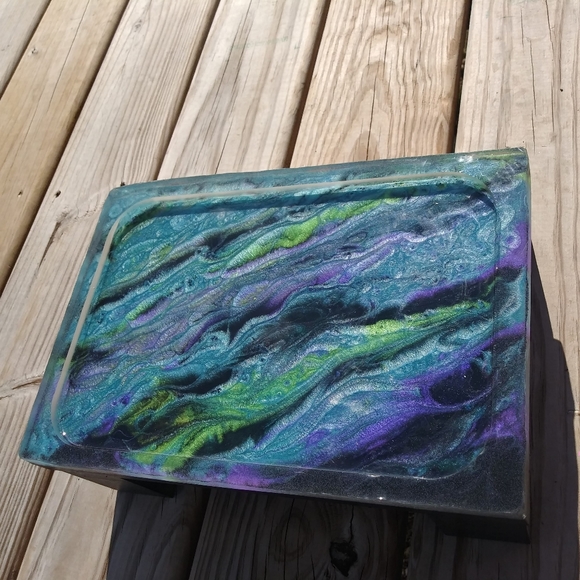 CUSTOM Pet Feeding Station Elevated Wood Art - Picture 14 of 17